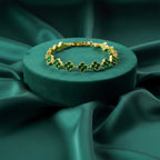 Green Enamel Clover Luxury Bracelet