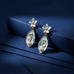 Blossom Pearl Enamel Drop Earrings