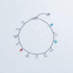 Flutter Butterfly Charm Anklet