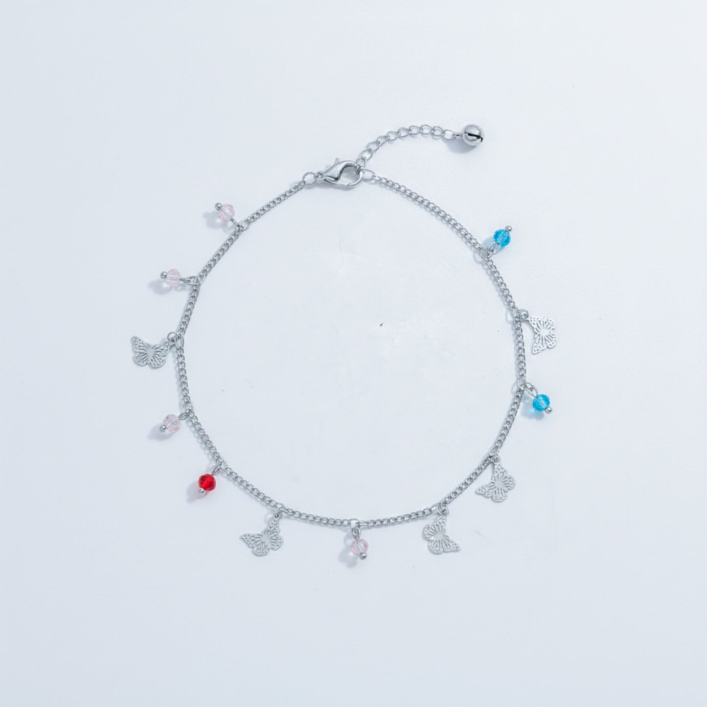 Flutter Butterfly Charm Anklet