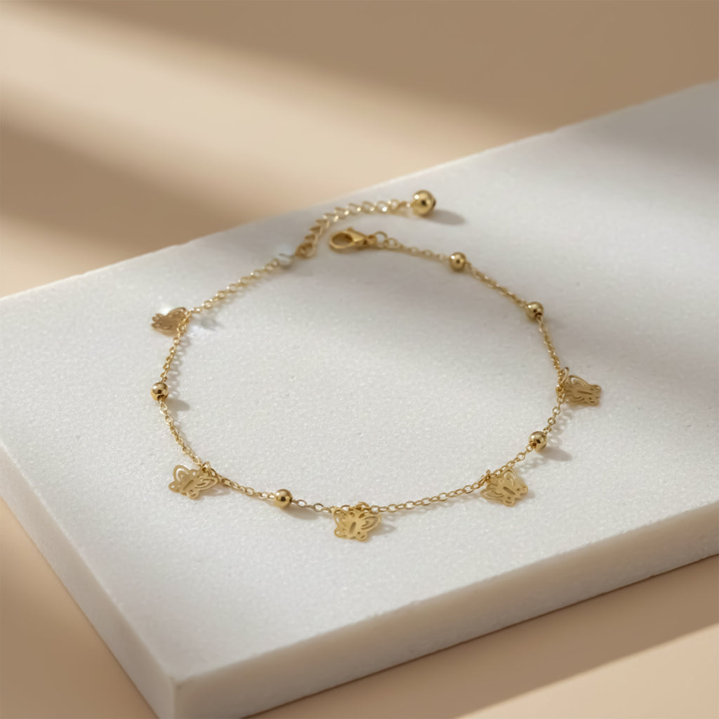 Ethereal Butterfly Chain Anklet
