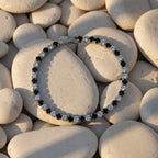 Obsidian Glow Diamond Tennis Bracelet