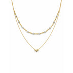 Luxpenny Dual Layer Gold Heart Necklace