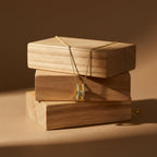 Elegant Gold Double Hoop Diamond Pendant Necklace