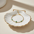 Zenvy Emerald Luxe Chain Bracelet