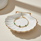 Zenvy Emerald Luxe Chain Bracelet