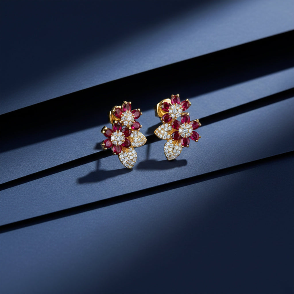 Gulnaar Shahi Crystal Earrings