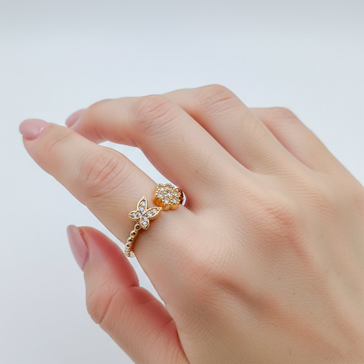 Butterfly Bloom Diamond Ring