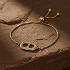 Elara Signature Gold Diamond Bracelet