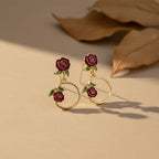 Rose Loop Luxe Earrings
