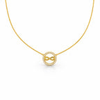 Elegant Gold Infinity Necklace