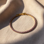 Elite Shine Gold Zircon Bracelet