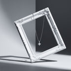 Timeless Pearl & Crystal Petal Necklace