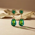 Serene Emerald Glow Earrings
