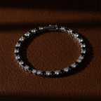 Obsidian Glow Diamond Tennis Bracelet
