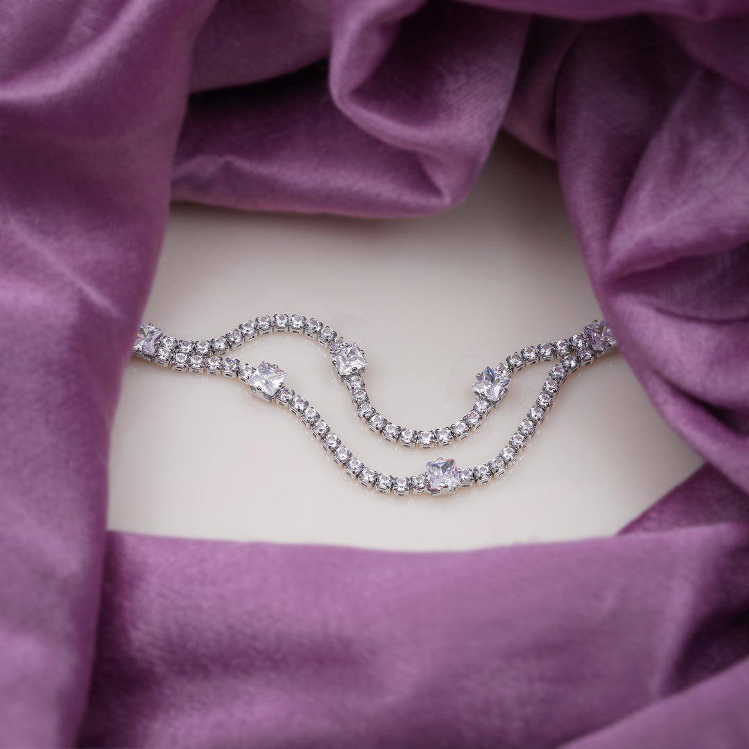 Royal Ice Diamond Tennis Bracelet