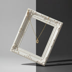 Luxe Gold Oval Crystal Pendant Necklace
