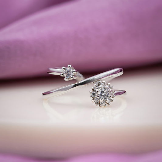 Royal Bloom Open Diamond Ring