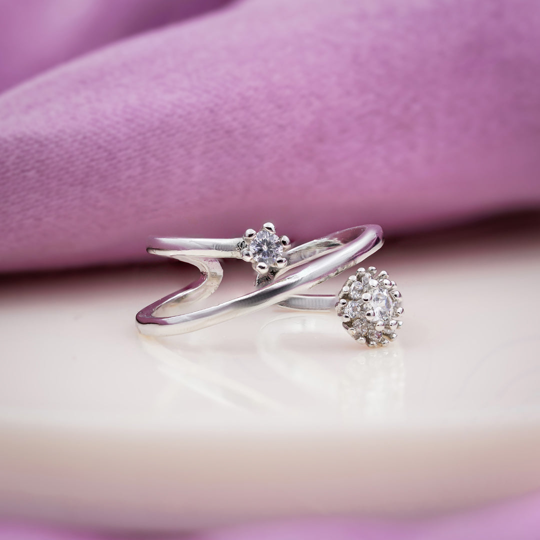 Royal Bloom Open Diamond Ring