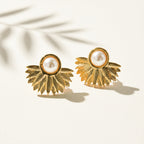 Pearl Hoop Earrings