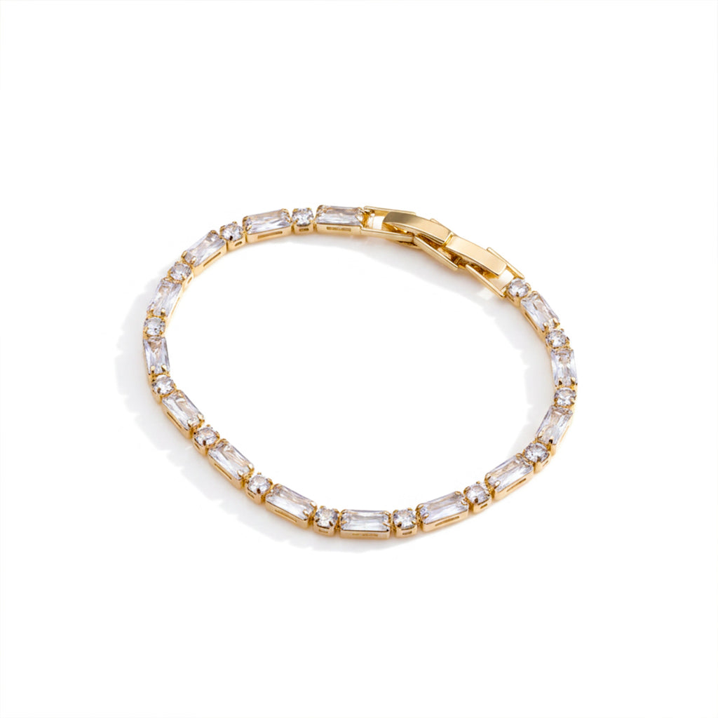 LuxeLine Tennis Bracelet