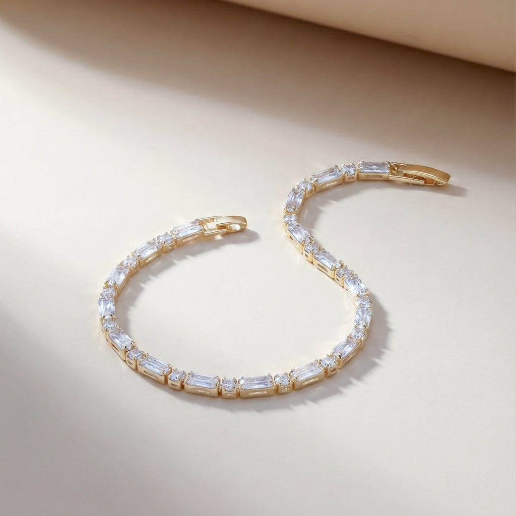 LuxeLine Tennis Bracelet