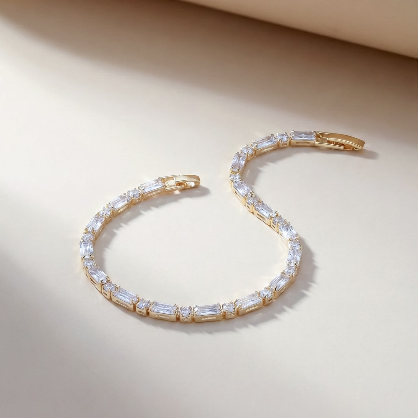 LuxeLine Tennis Bracelet