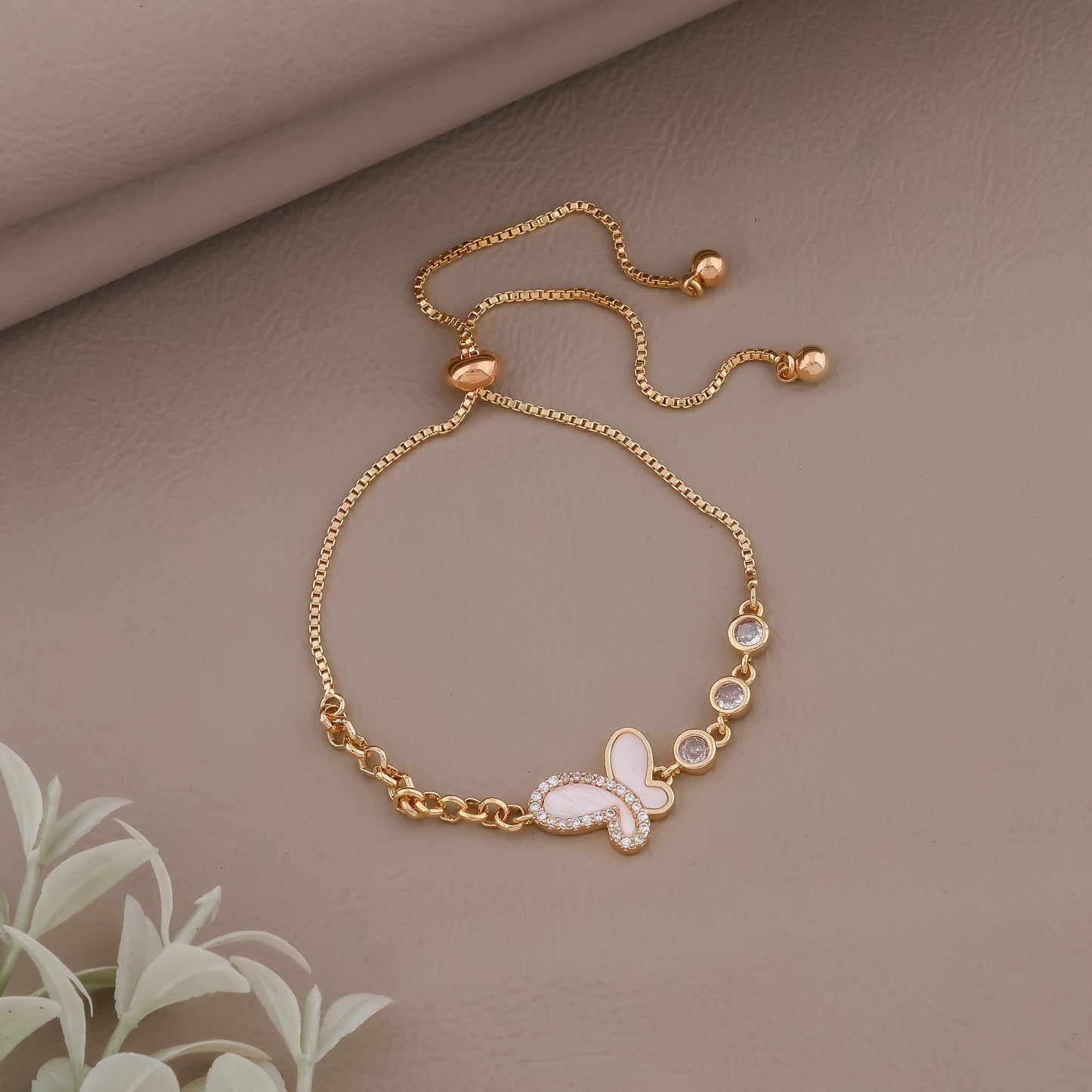 Ethereal Butterfly Stone Bracelet