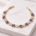 Luxe Flower Charm Bracelet
