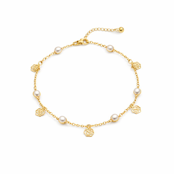 Opaline Luxe Pearl Anklet