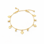 Signature Heart Charm Anklet