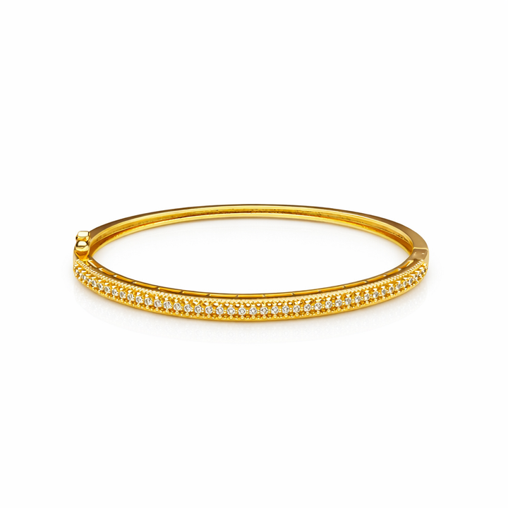 Grace Shine Diamond Gold Kada