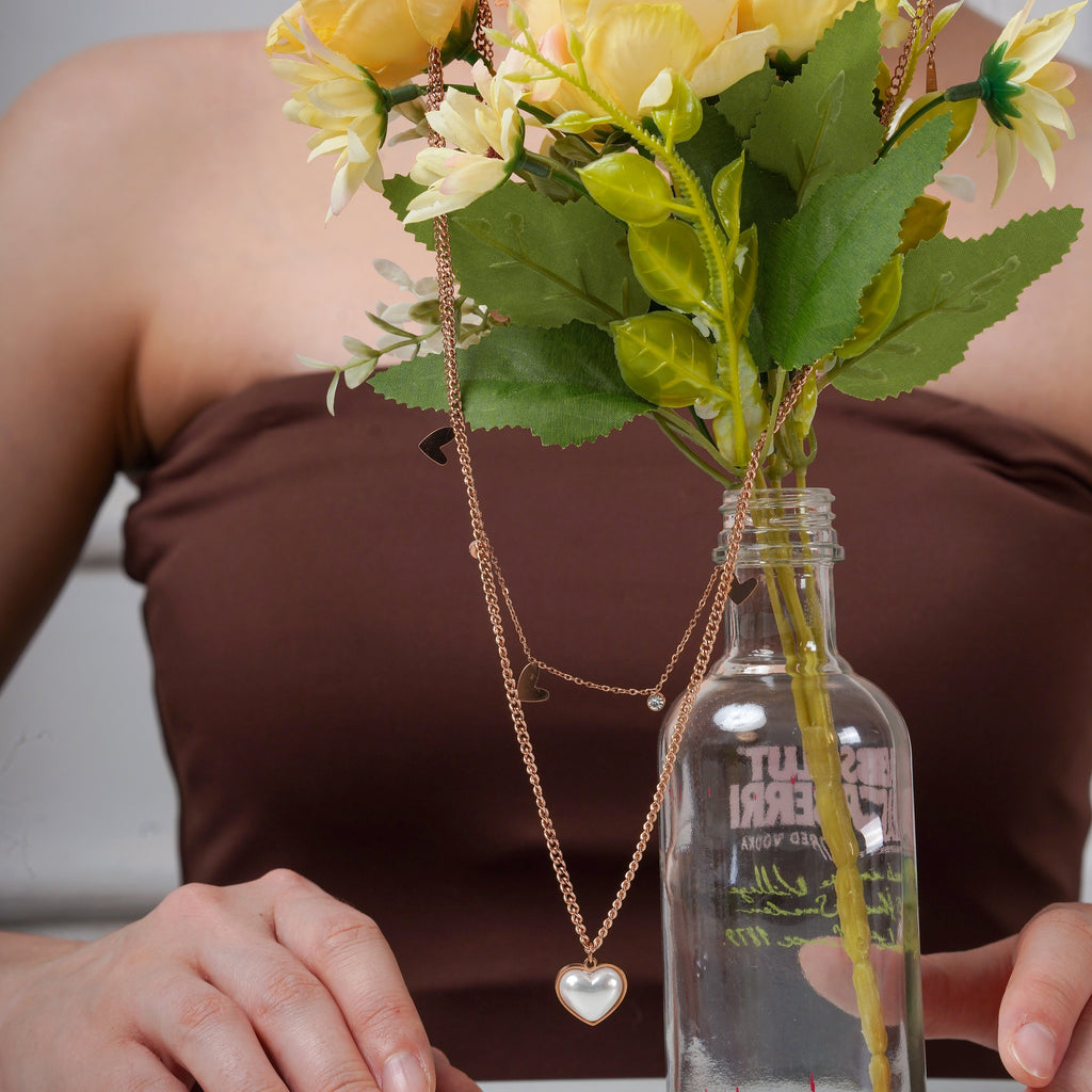Hearts in Harmony Dual Layer Necklace