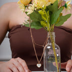 Hearts in Harmony Dual Layer Necklace