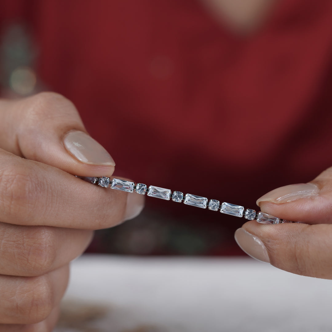 Diamond Aura Tennis Bracelet