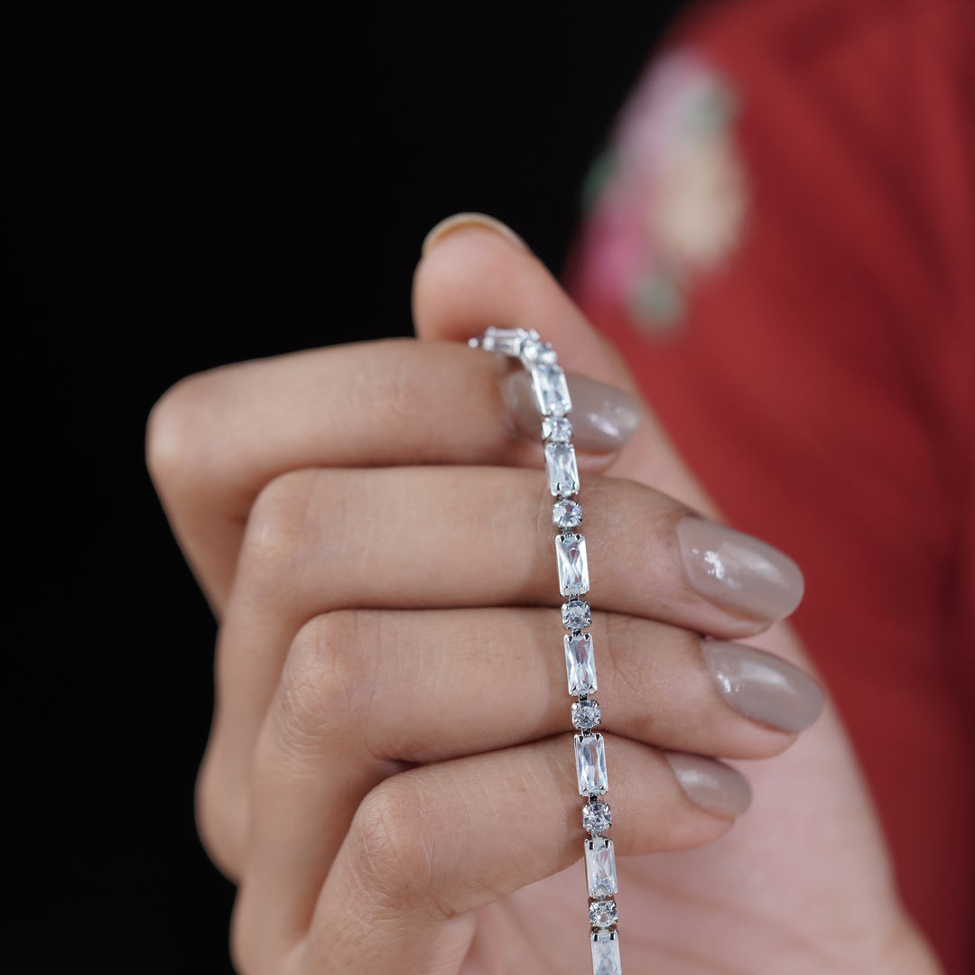 Diamond Aura Tennis Bracelet