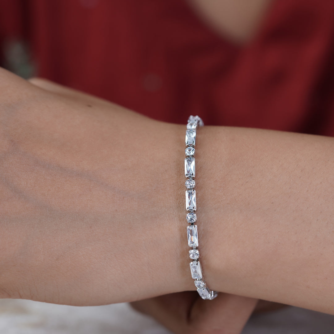 Diamond Aura Tennis Bracelet