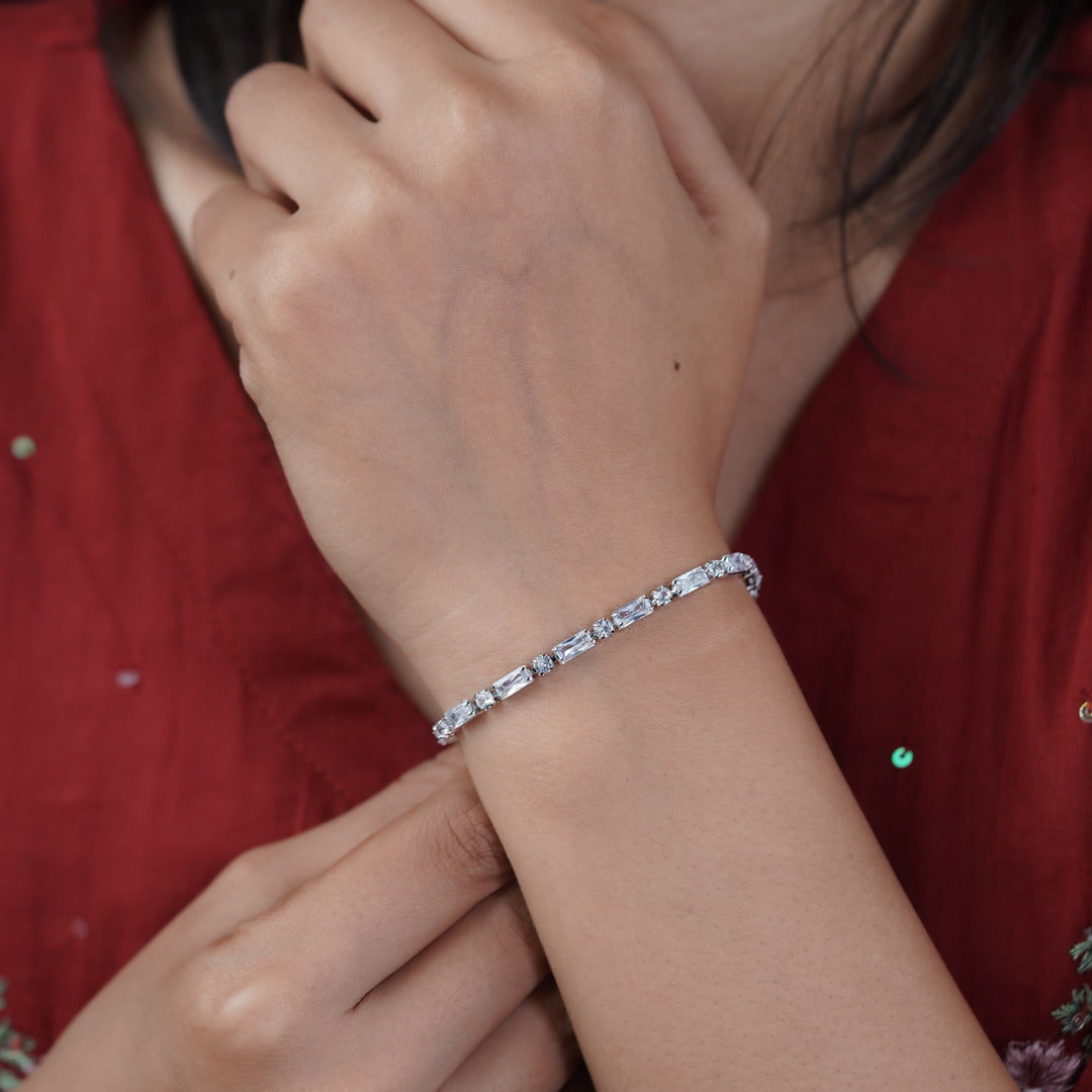 Diamond Aura Tennis Bracelet