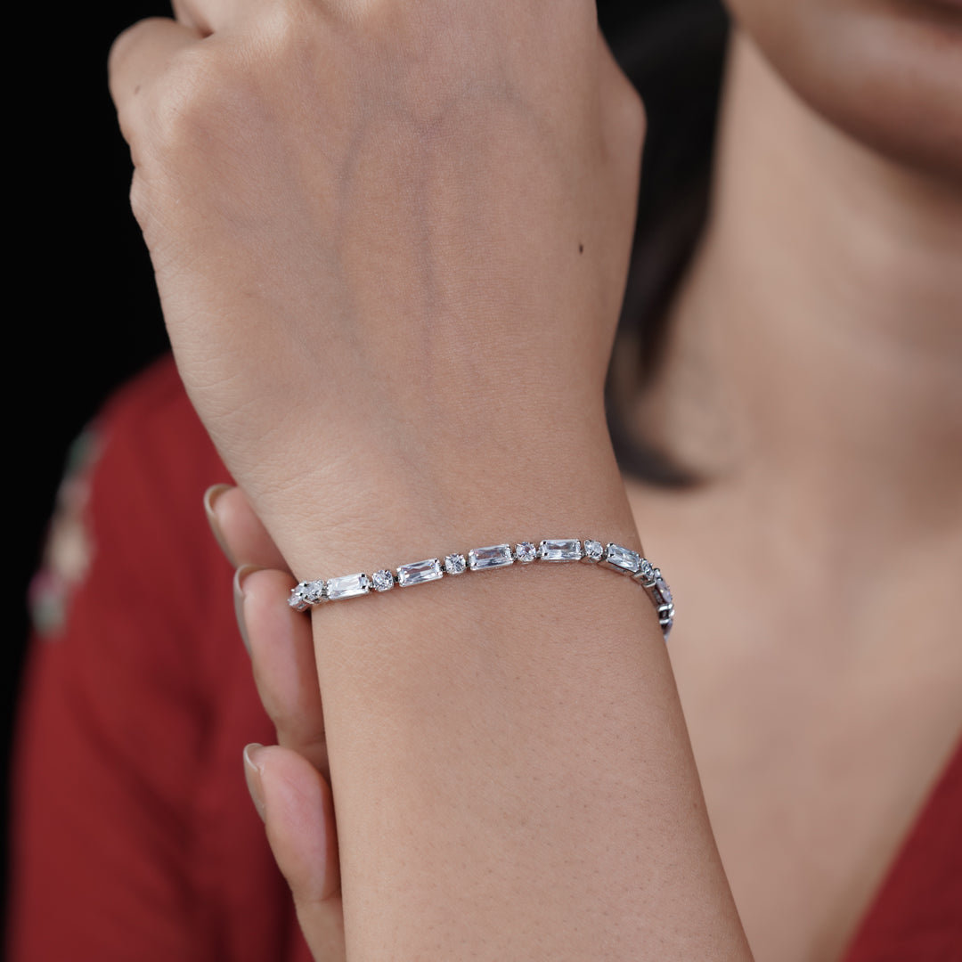 Diamond Aura Tennis Bracelet