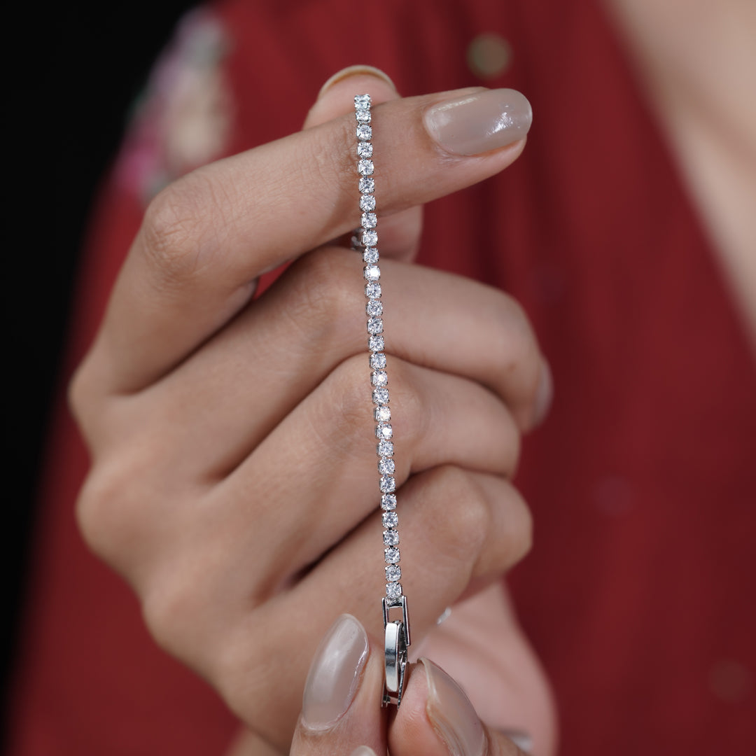 Celestia Luxe Diamond Tennis Bracelet