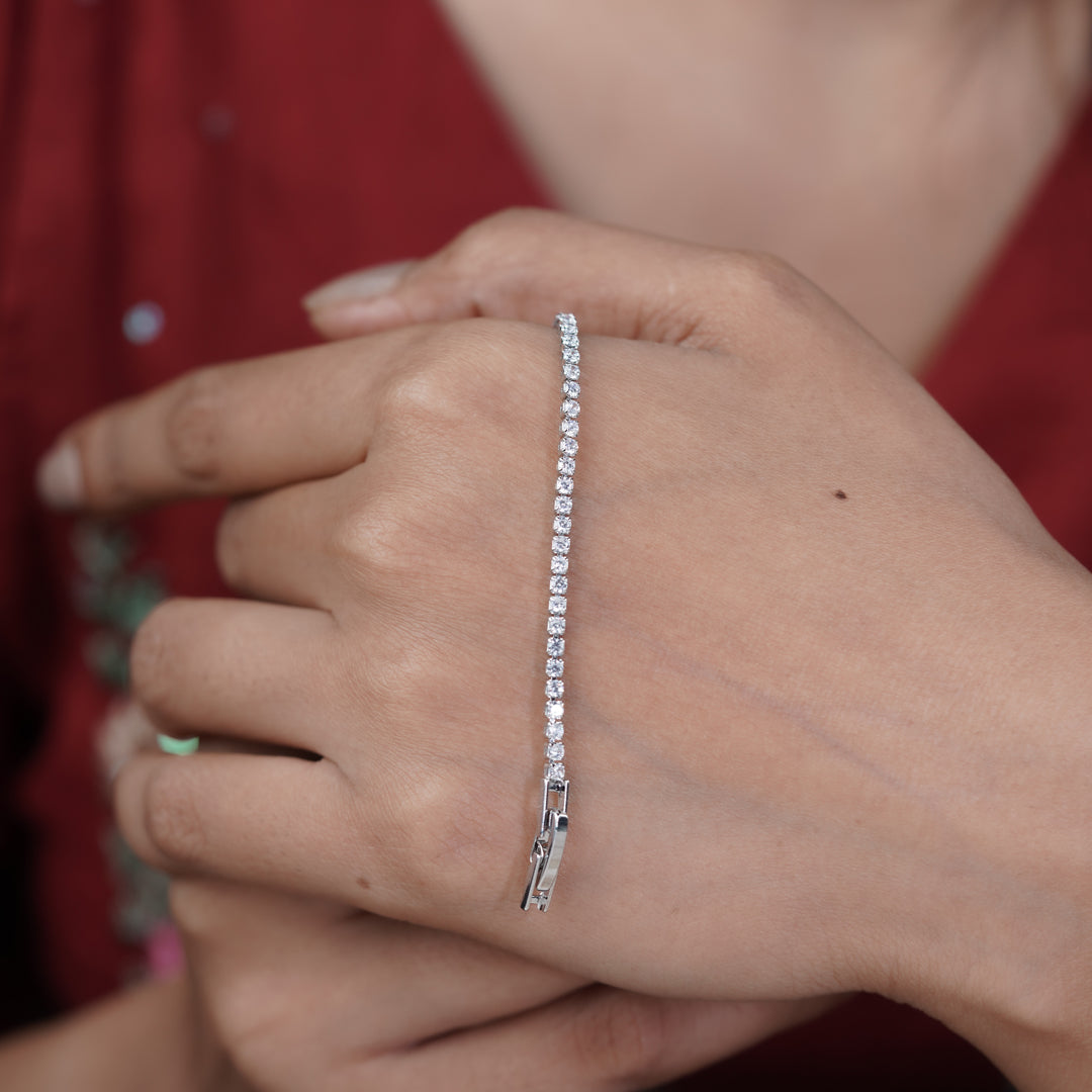 Celestia Luxe Diamond Tennis Bracelet