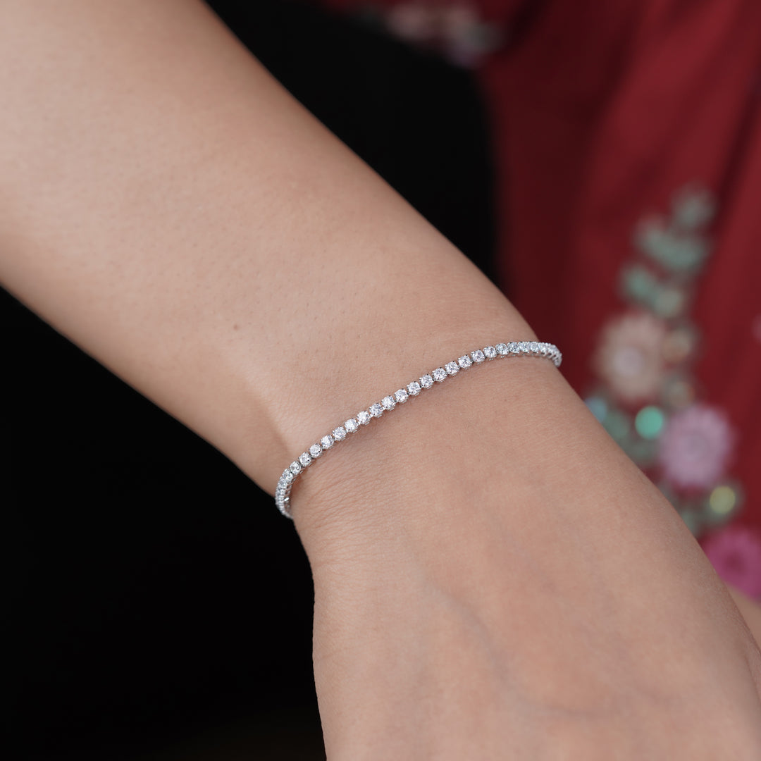 Celestia Luxe Diamond Tennis Bracelet
