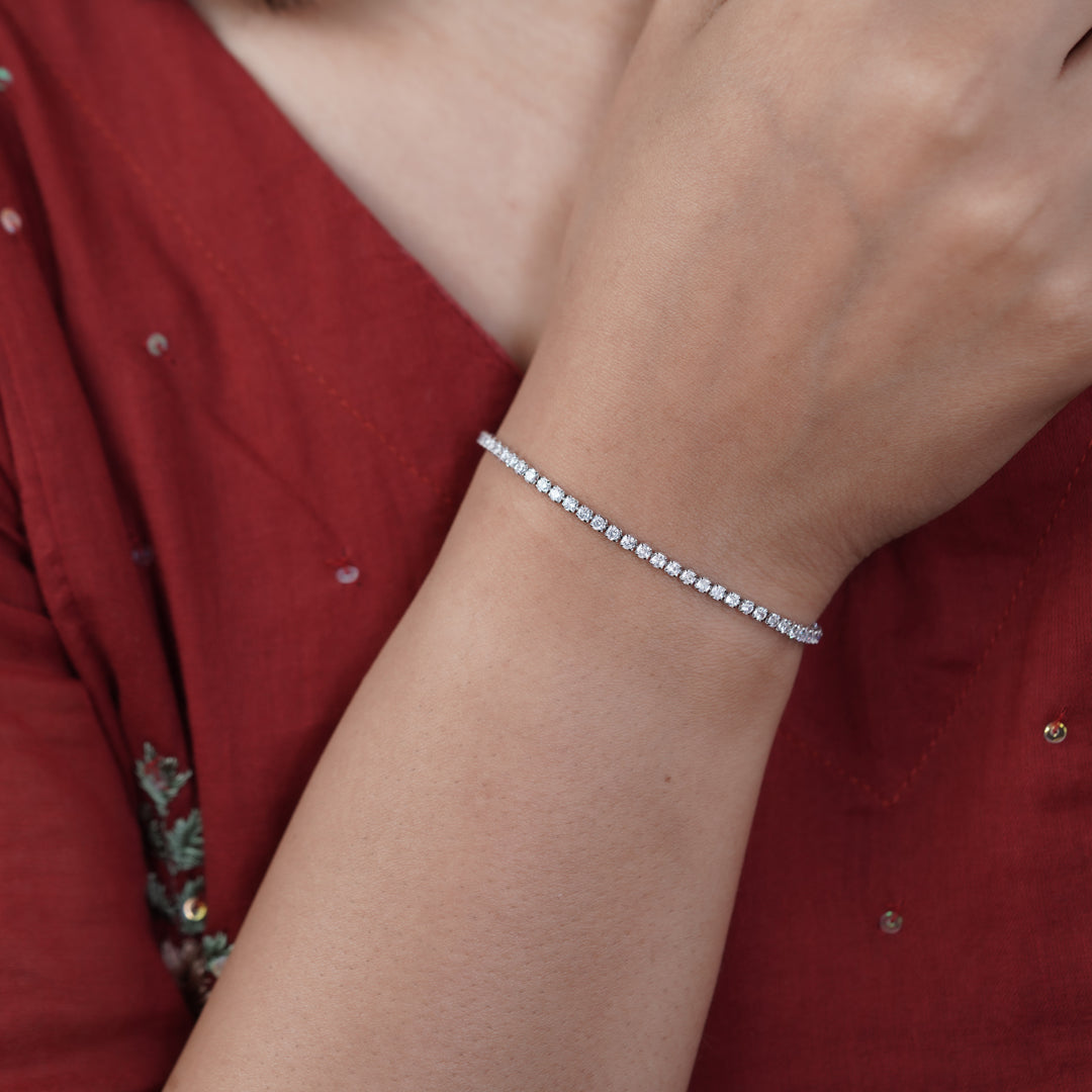 Celestia Luxe Diamond Tennis Bracelet