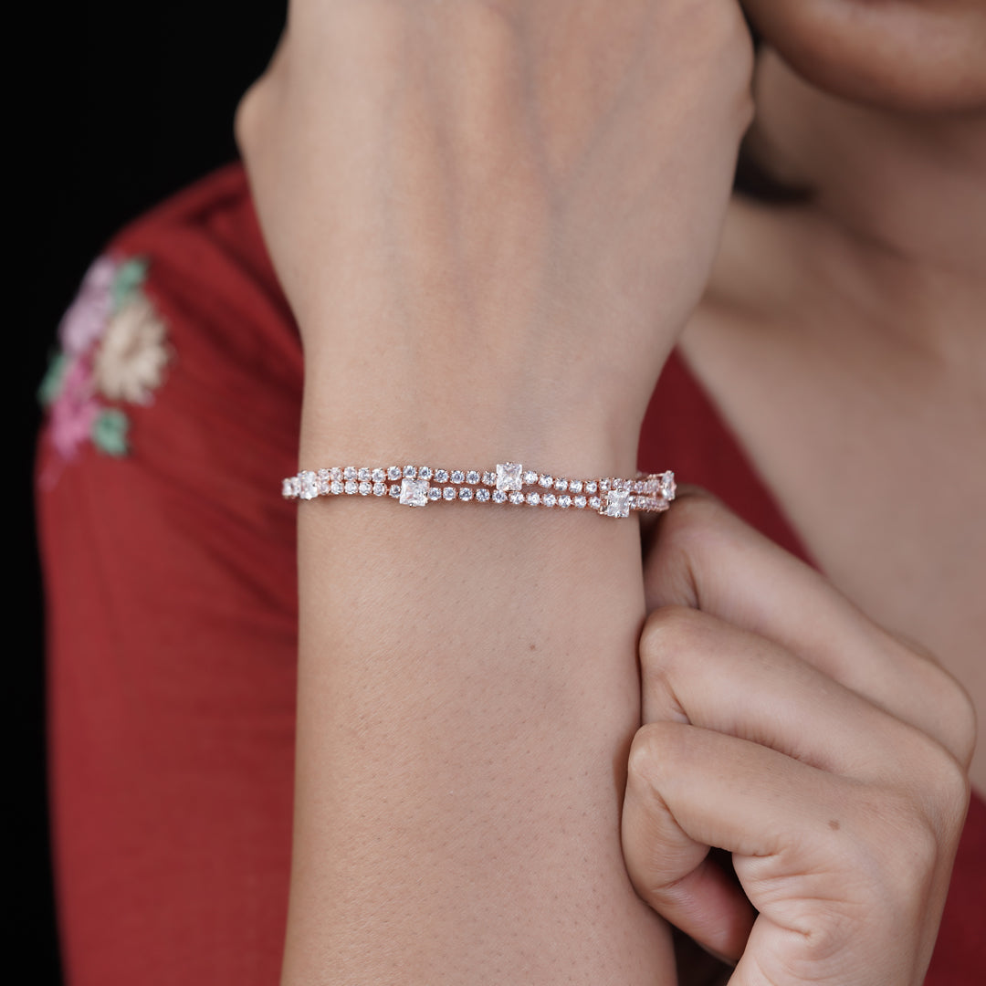 Queen’s Blush Diamond Bracelet