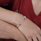 Luxe Square Stone Tennis Bracelet
