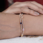 Luxe Square Stone Tennis Bracelet