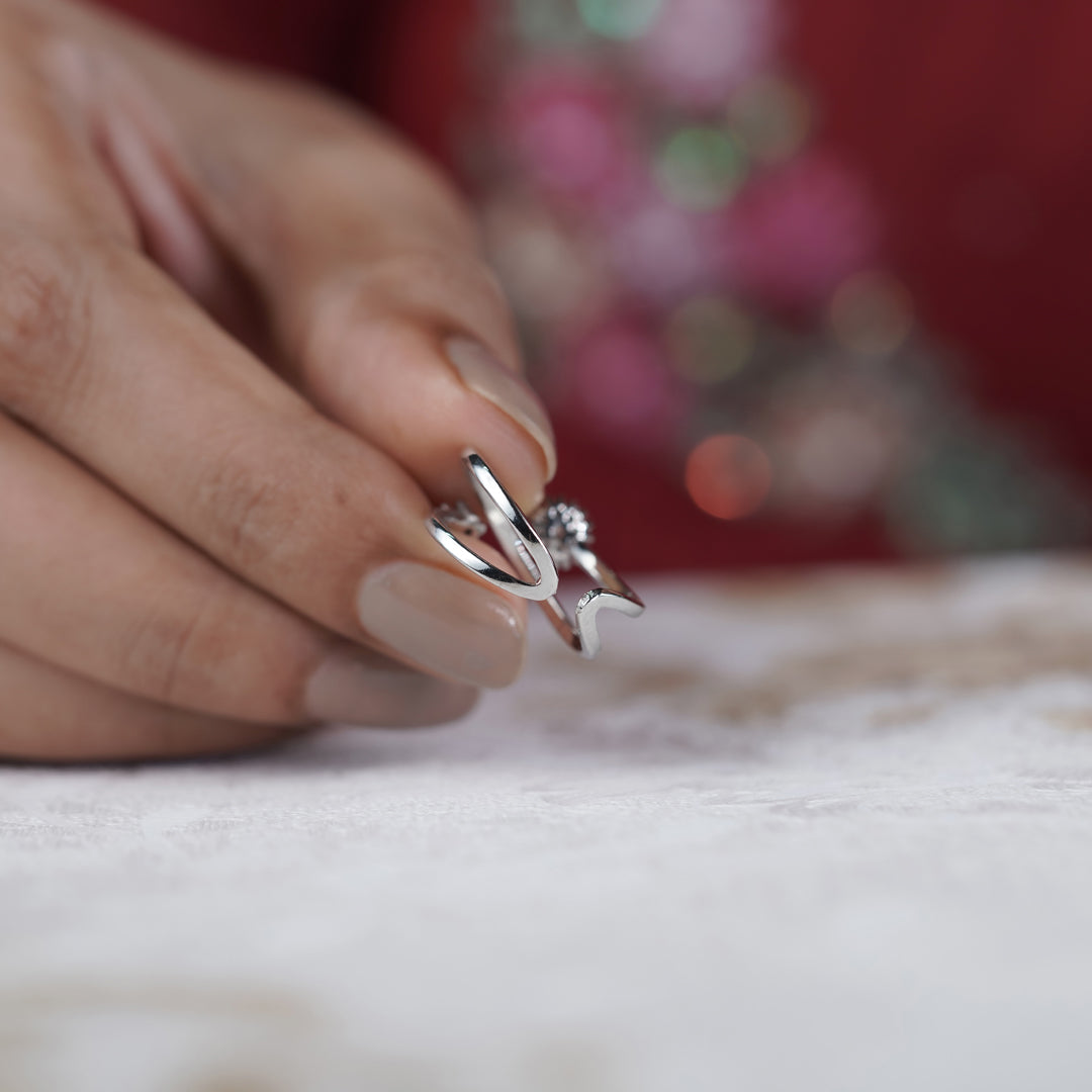 Royal Bloom Open Diamond Ring