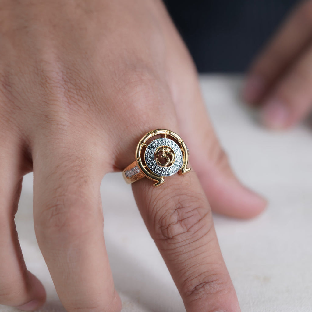 Celestial Om Bliss Ring