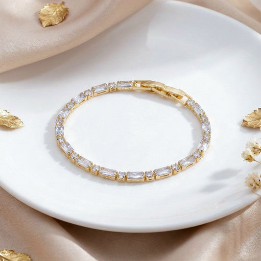 LuxeLine Tennis Bracelet