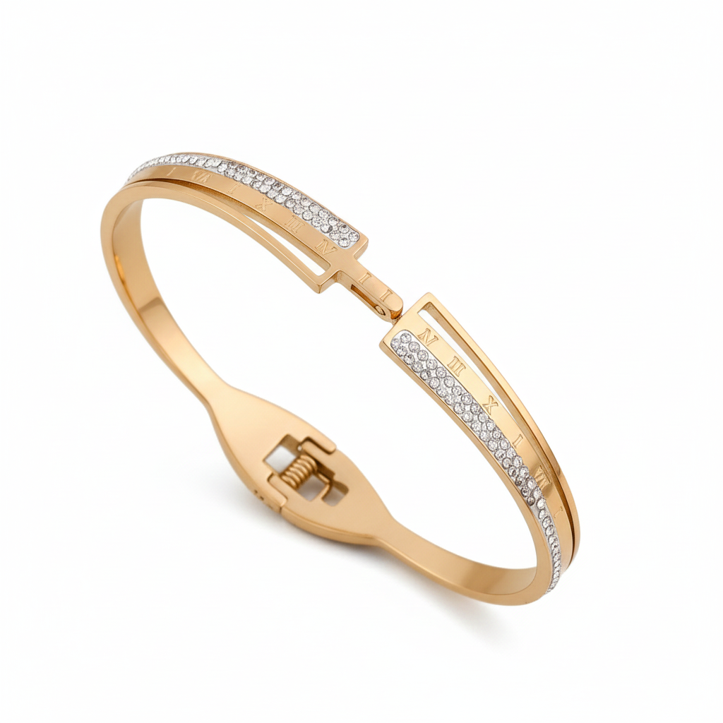 Timeless Roman Diamond Bracelet